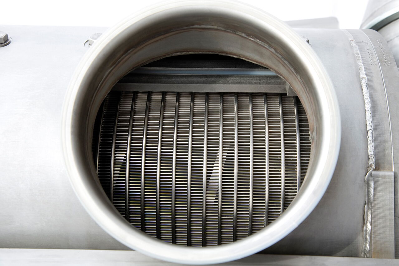 Revisionsöffnungen in Einlauf- und Siebgehäuse